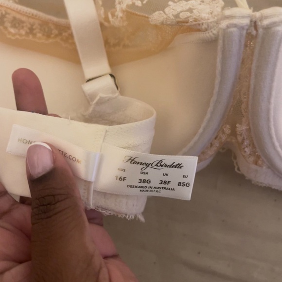 Charlotta Ivory Bra - Picture 12 of 12